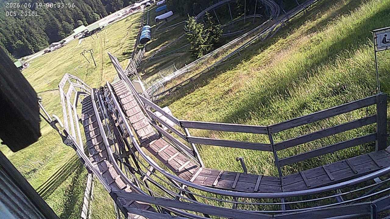 Archived image Webcam Mehliskopf - View Toboggan run
