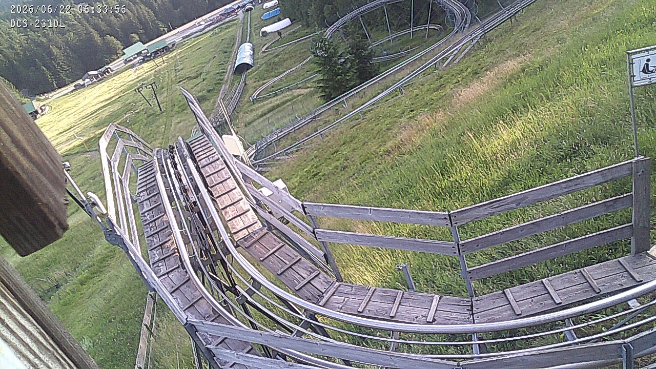 Archived image Webcam Mehliskopf - View Toboggan run