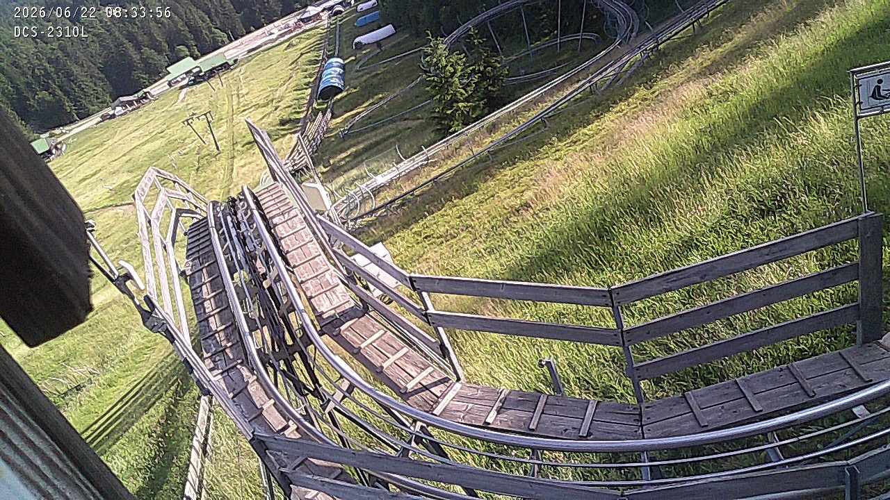 Archived image Webcam Mehliskopf - View Toboggan run