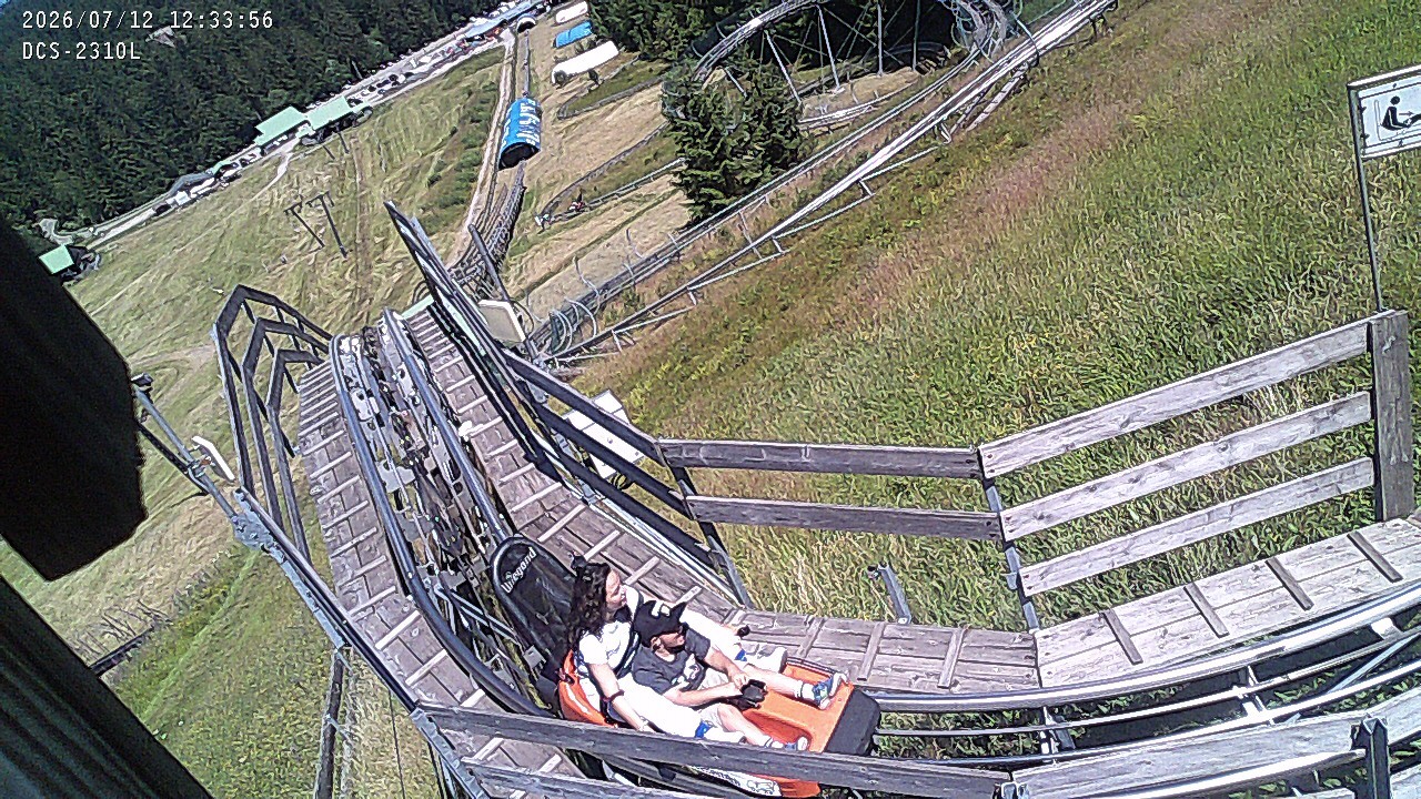 Archived image Webcam Mehliskopf - View Toboggan run