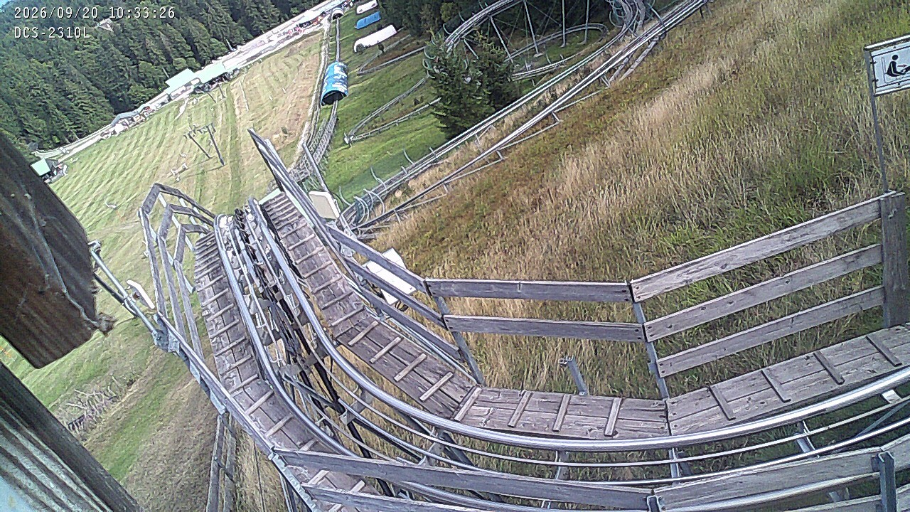 Archiv Foto Webcam Rodelbahn am Mehliskopf