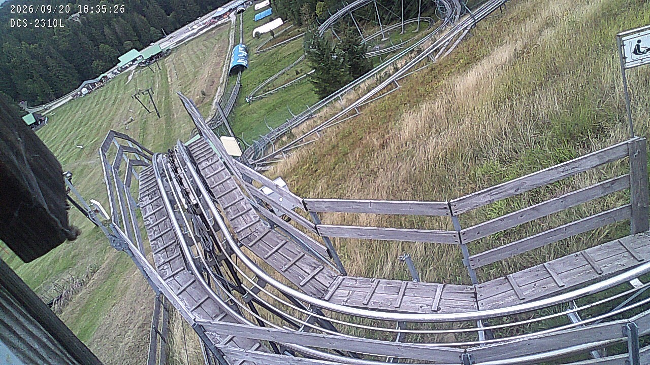 Archiv Foto Webcam Rodelbahn am Mehliskopf