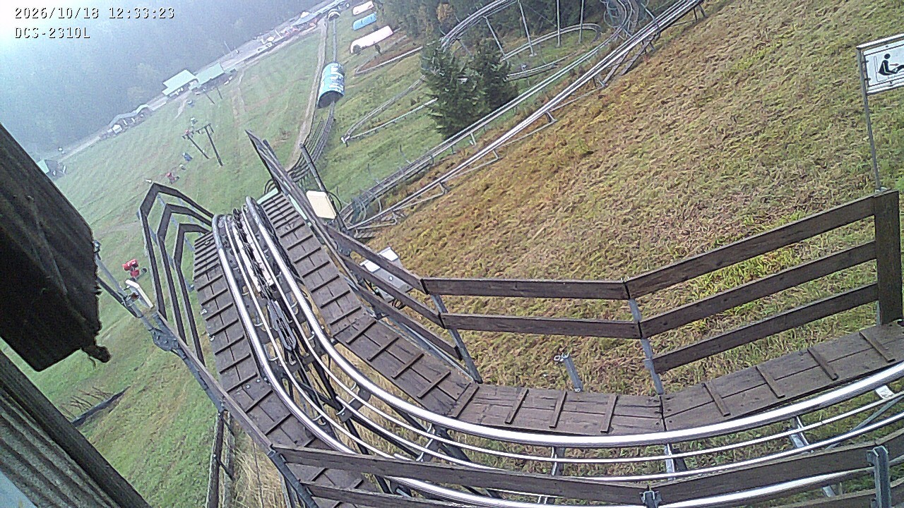 Archived image Webcam Mehliskopf - View Toboggan run