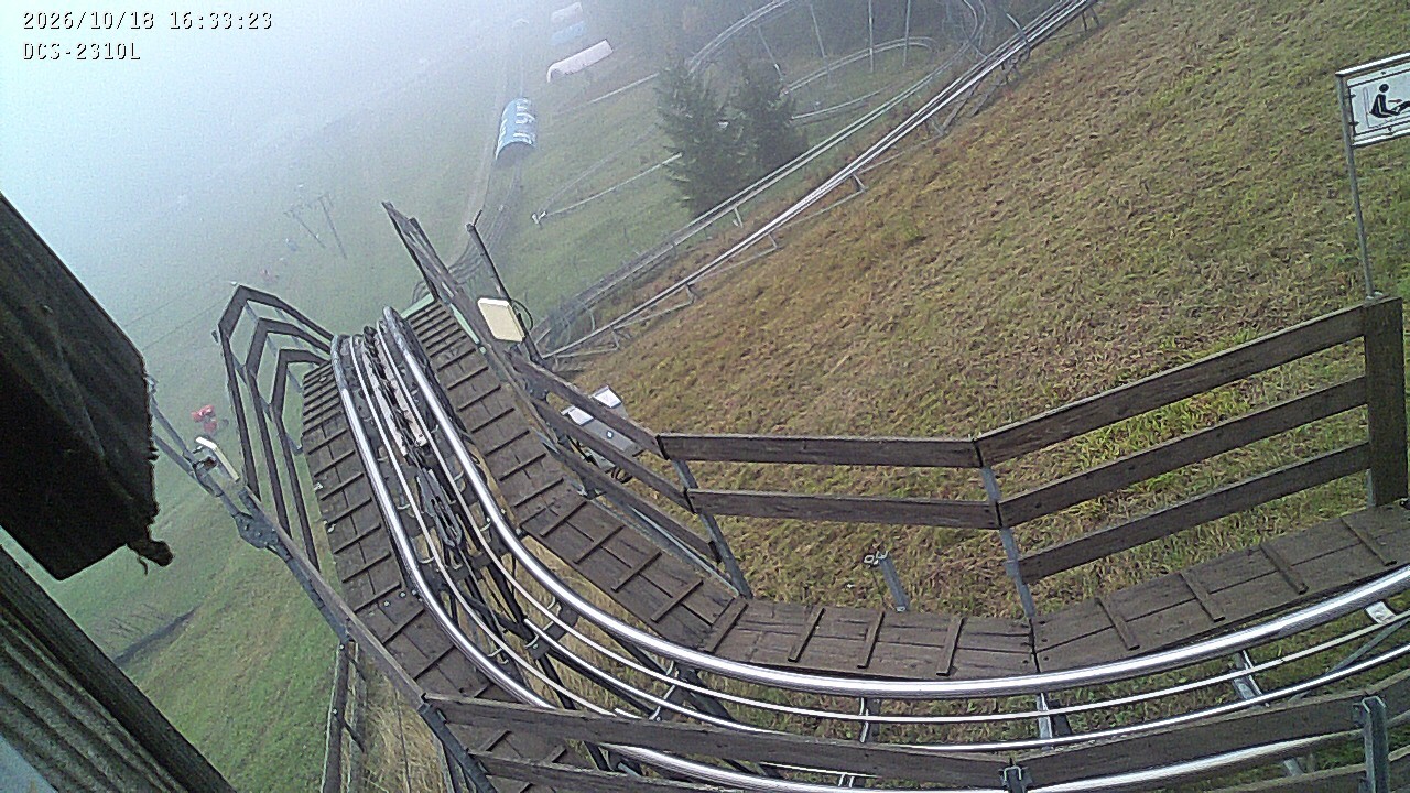 Archived image Webcam Mehliskopf - View Toboggan run