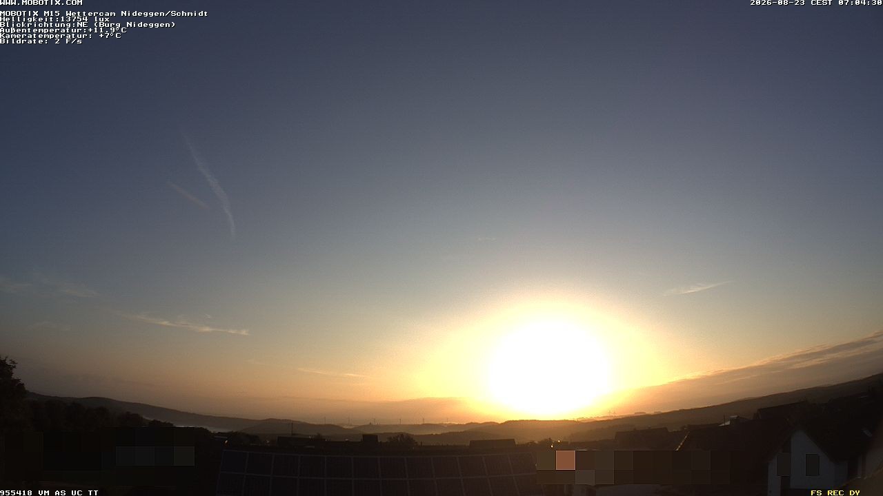 Archiv Foto Webcam Nideggen in der Eifel