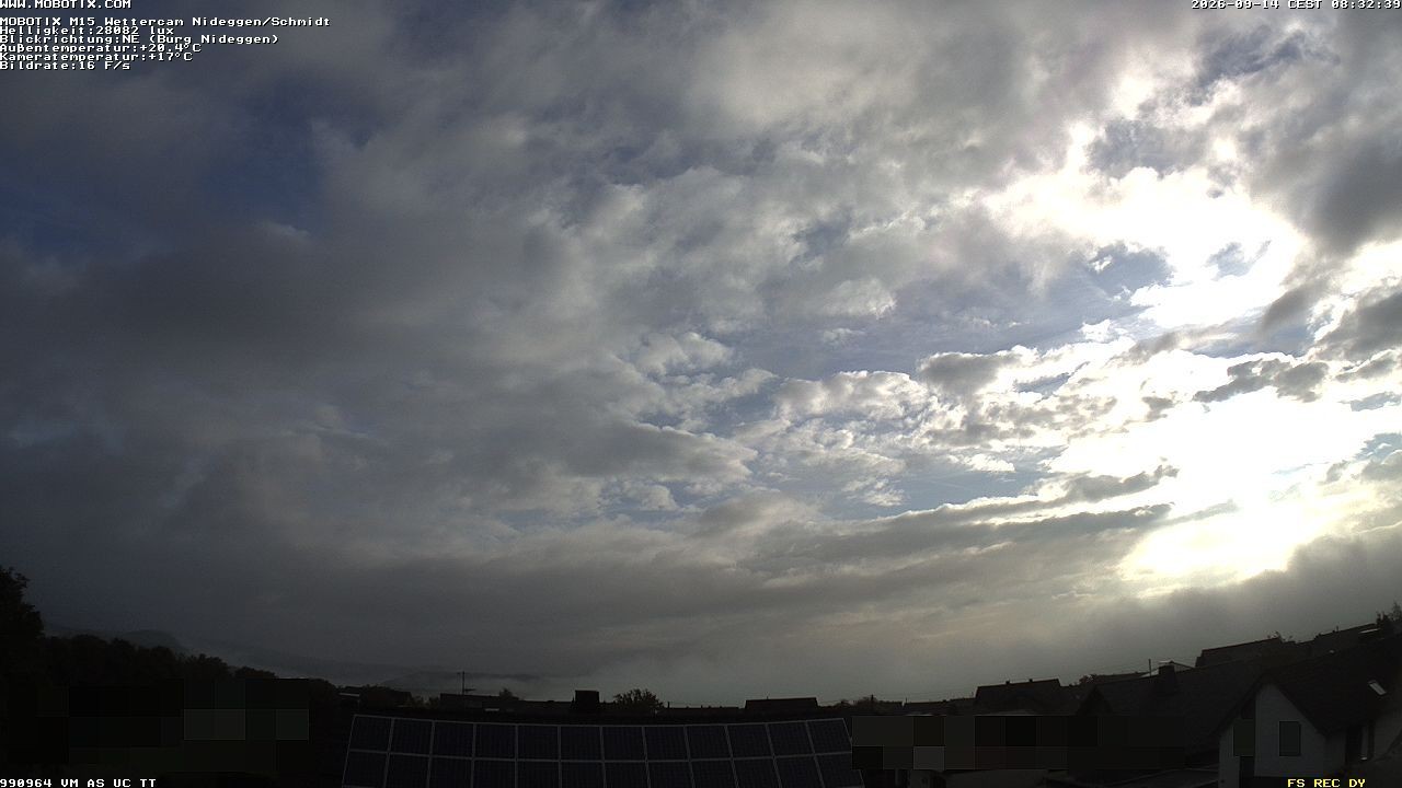 Archiv Foto Webcam Nideggen in der Eifel