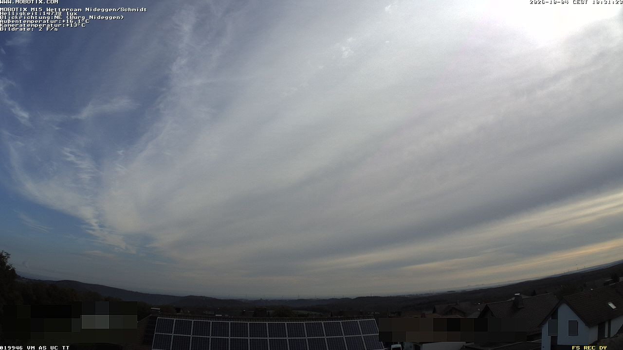 Archiv Foto Webcam Nideggen in der Eifel
