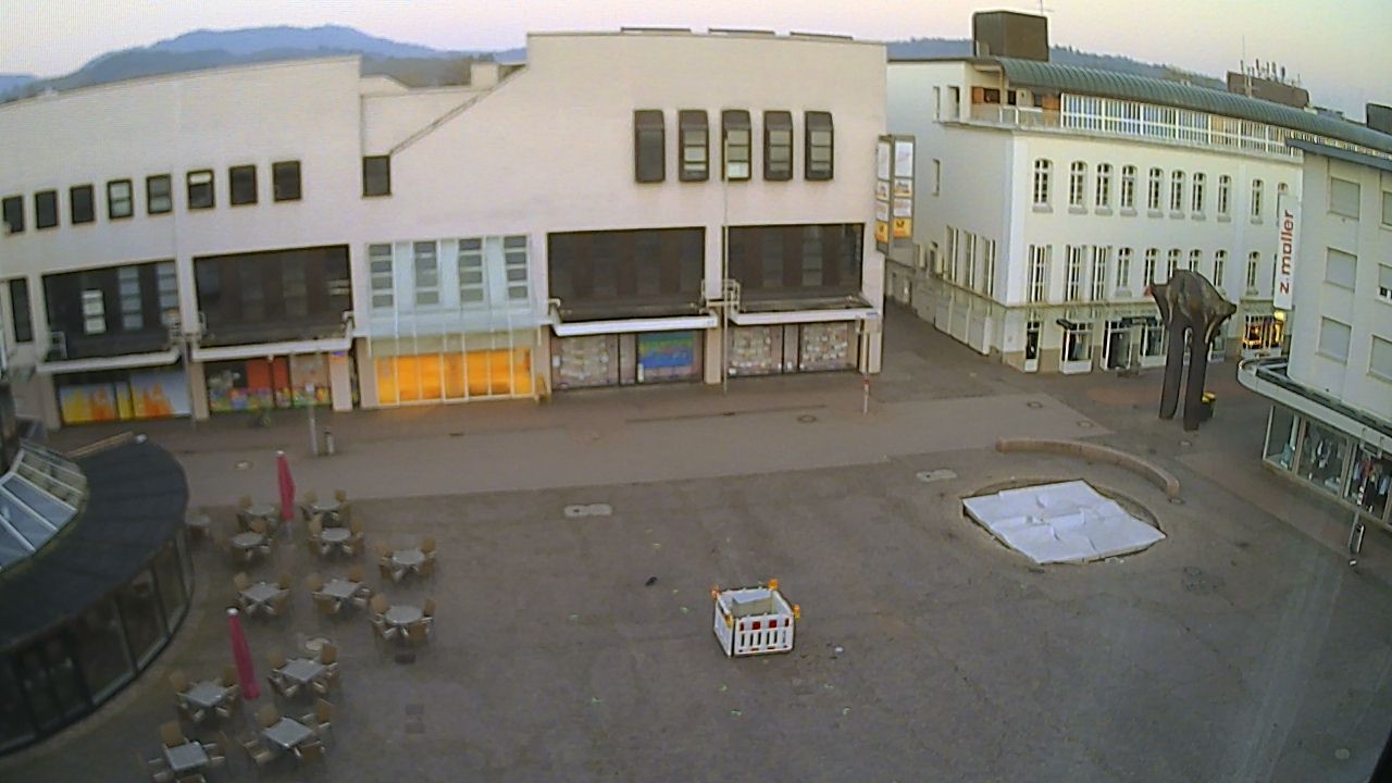 Archiv Foto Webcam Marktplatz Gaggenau
