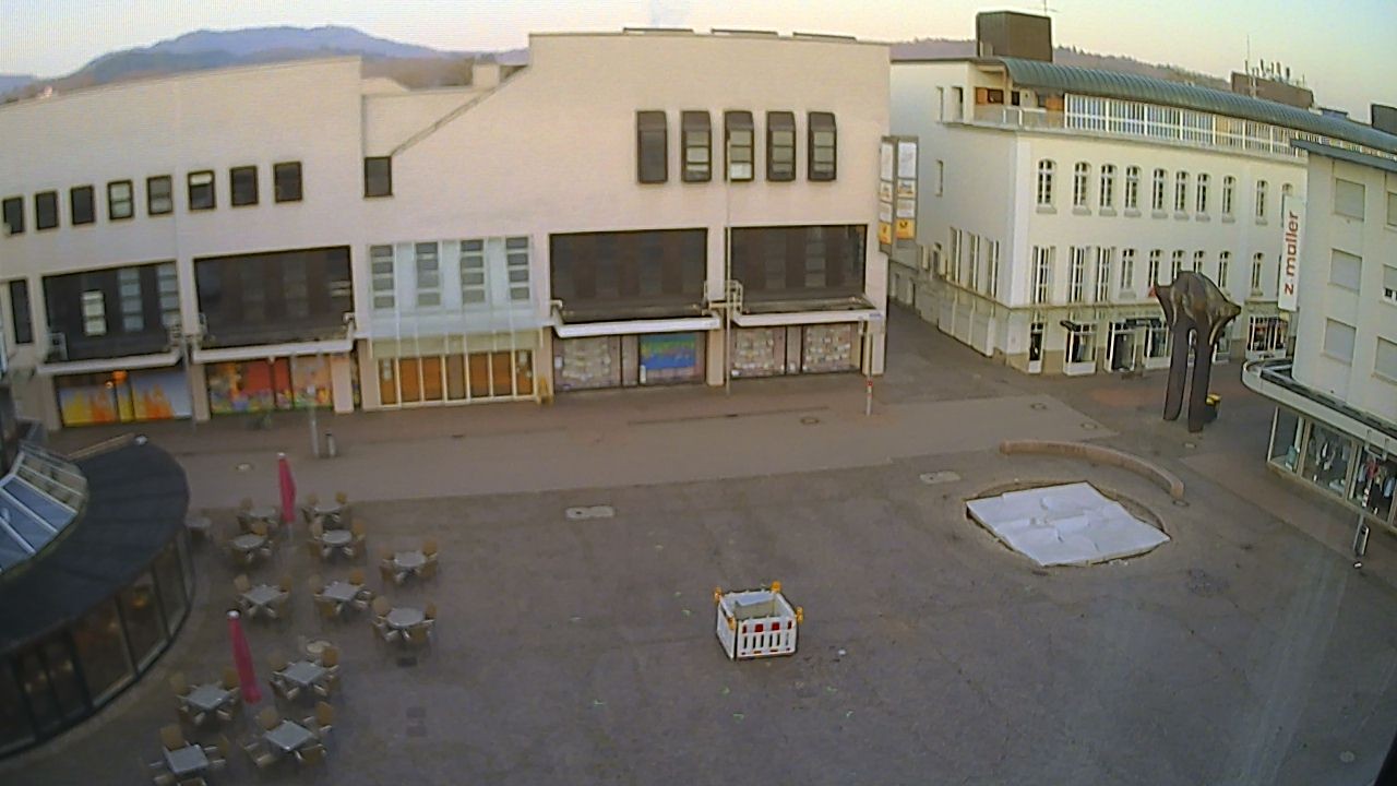 Archiv Foto Webcam Marktplatz Gaggenau