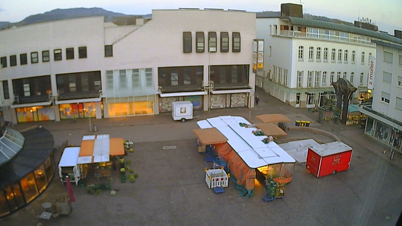 Archiv Foto Webcam Marktplatz Gaggenau