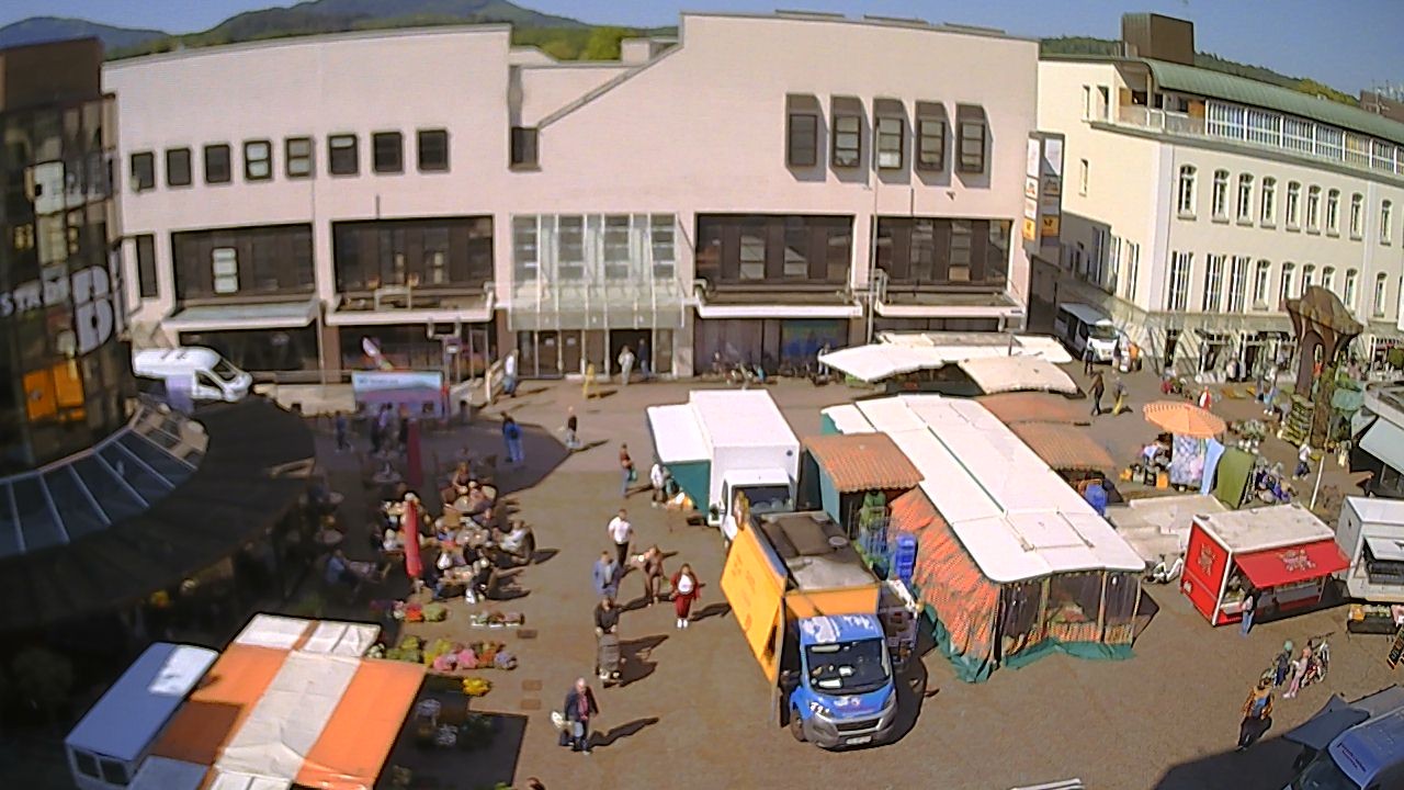 Archiv Foto Webcam Marktplatz Gaggenau
