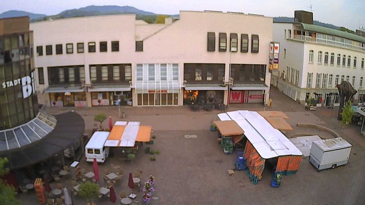 Archiv Foto Webcam Marktplatz Gaggenau