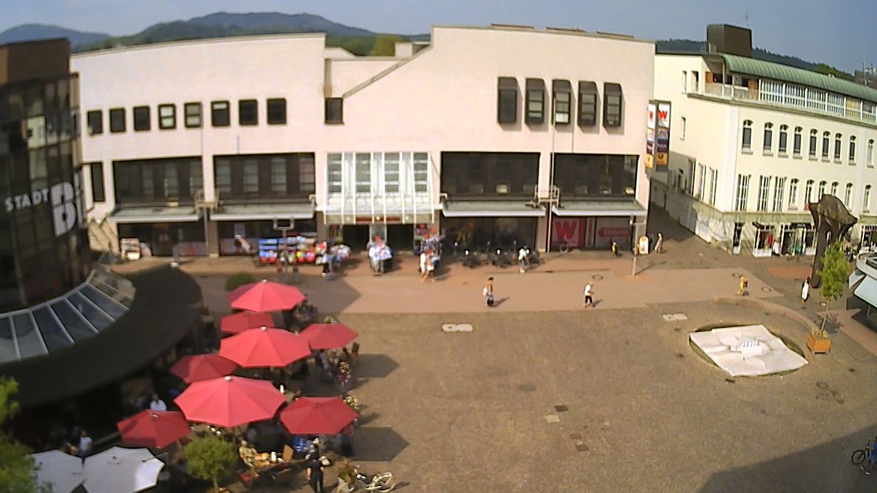 Archiv Foto Webcam Marktplatz Gaggenau