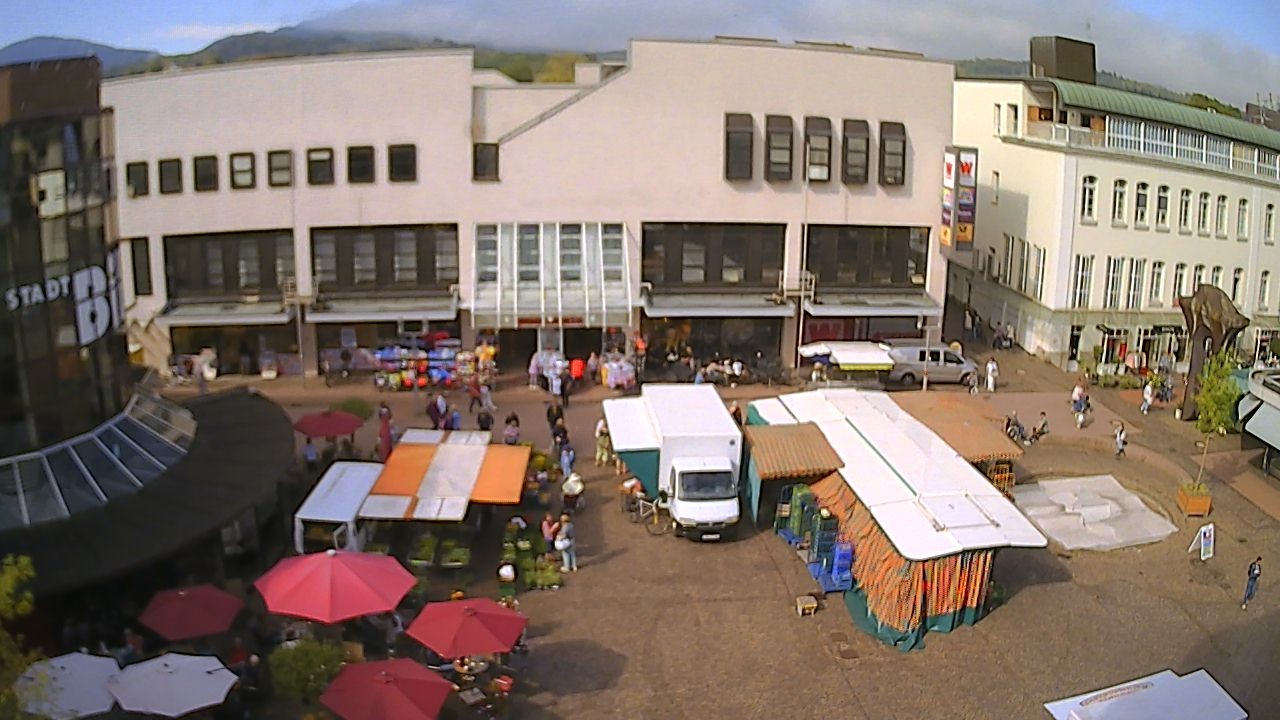 Archiv Foto Webcam Marktplatz Gaggenau