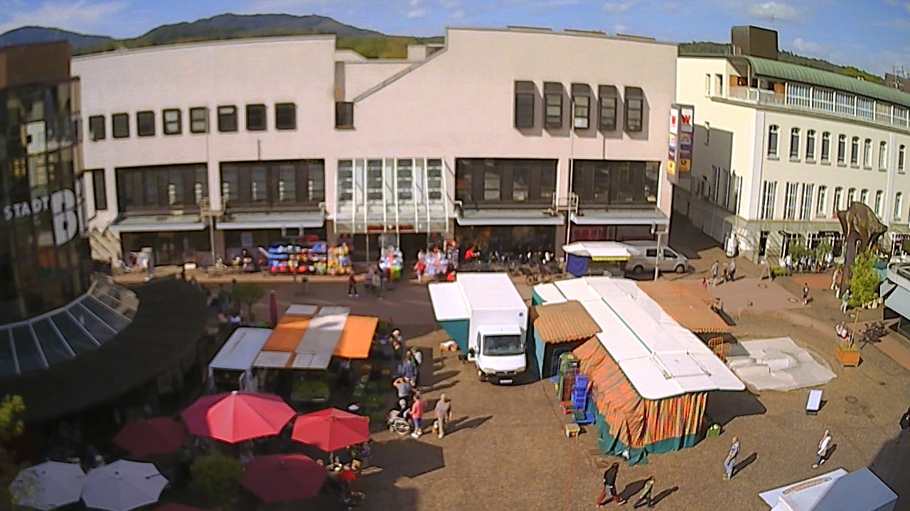 Archiv Foto Webcam Marktplatz Gaggenau