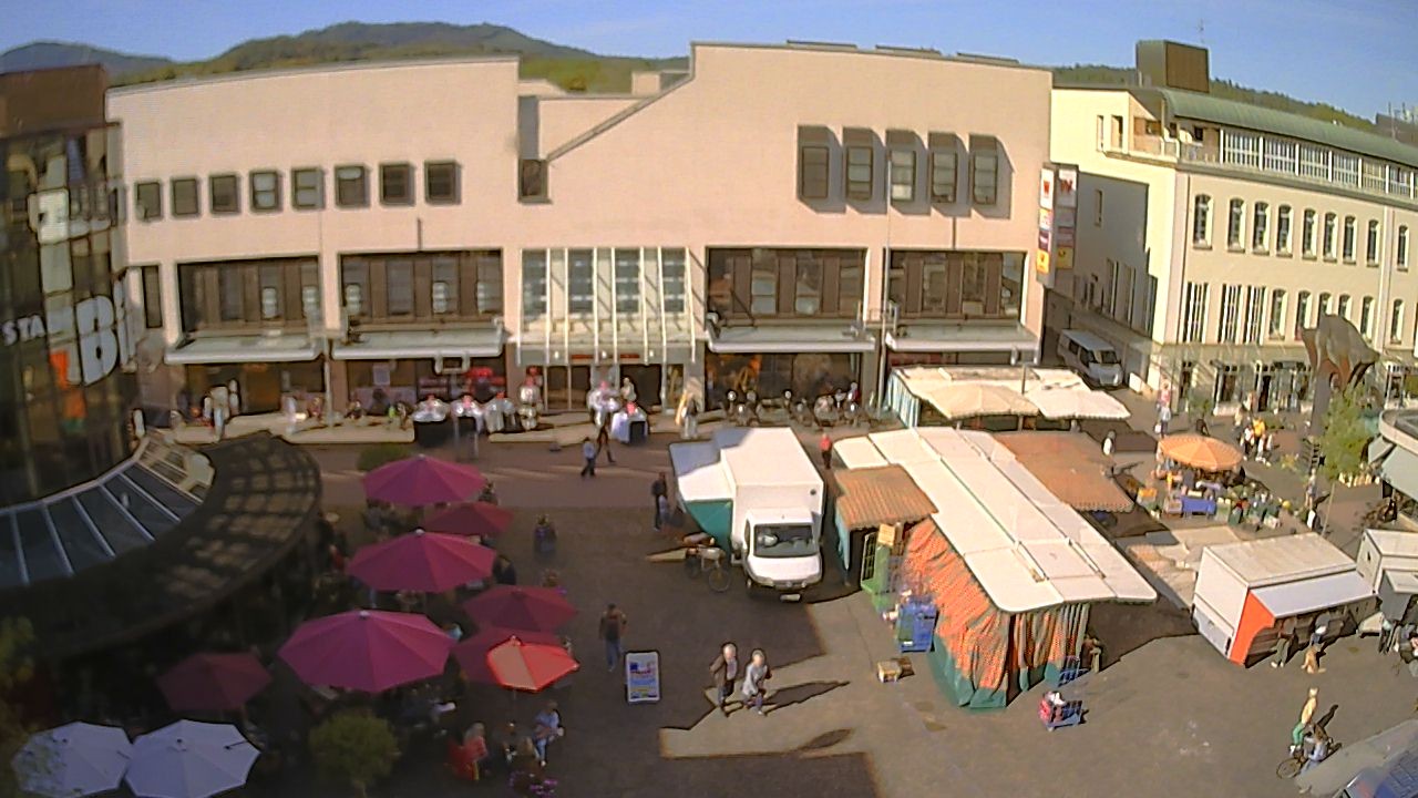Archiv Foto Webcam Marktplatz Gaggenau