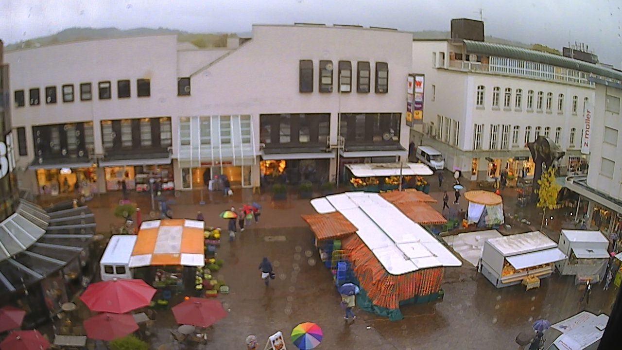 Archiv Foto Webcam Marktplatz Gaggenau