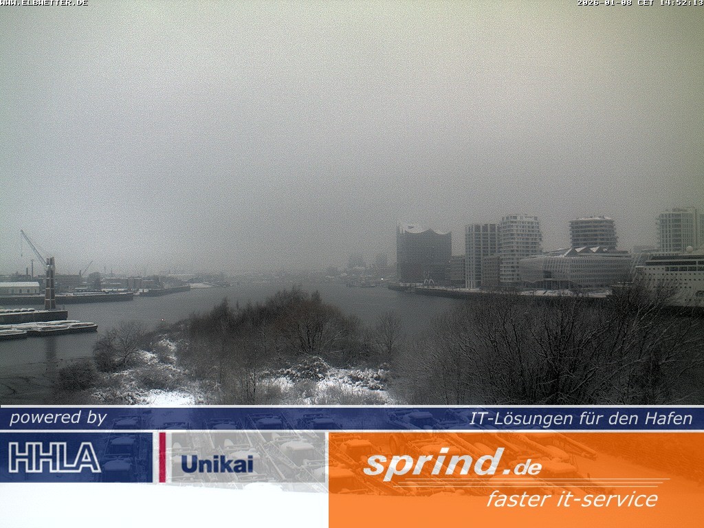 Archiv Foto Webcam Hamburg: Cruise Center Hafencity