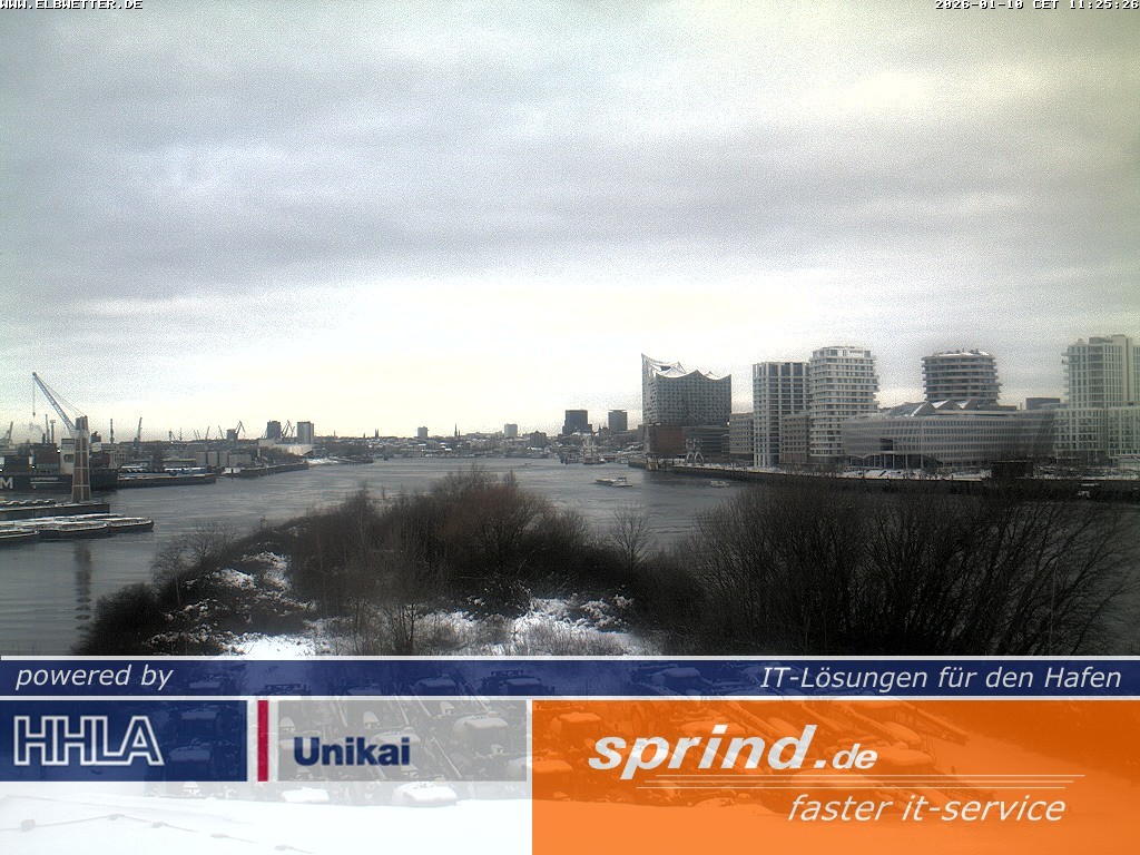 Archiv Foto Webcam Hamburg: Cruise Center Hafencity