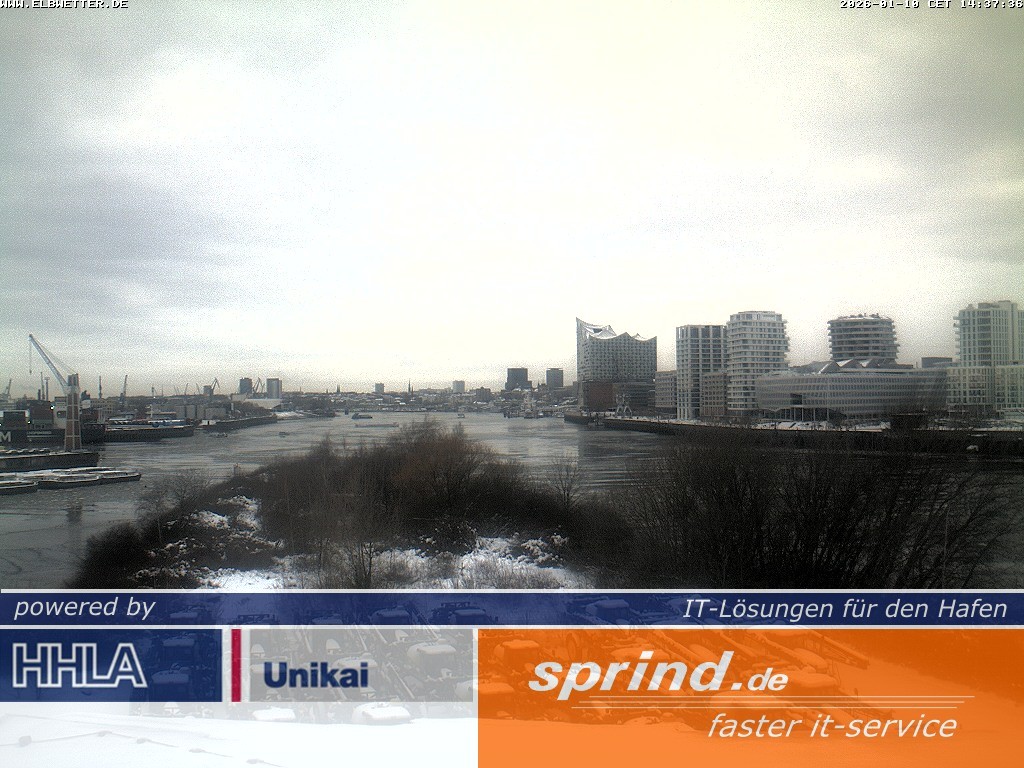 Archiv Foto Webcam Hamburg: Cruise Center Hafencity