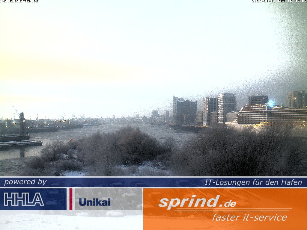 Archiv Foto Webcam Hamburg: Cruise Center Hafencity