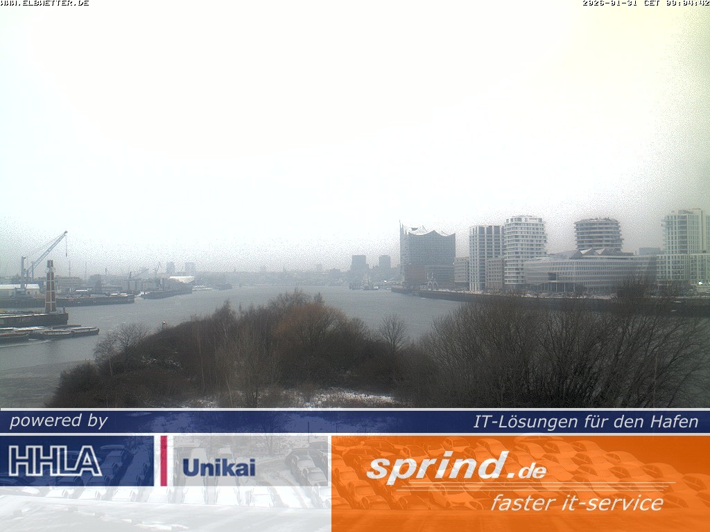 Archiv Foto Webcam Hamburg: Cruise Center Hafencity