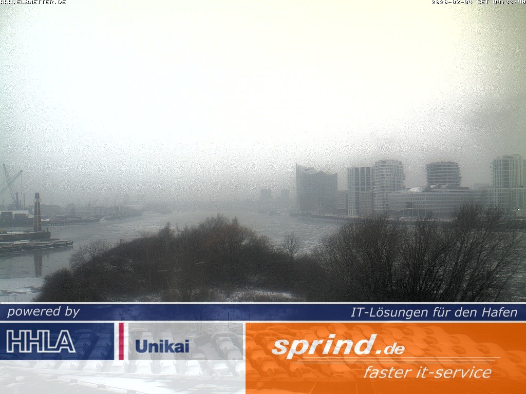 Archived image Webcam Hamburg Cruise Center