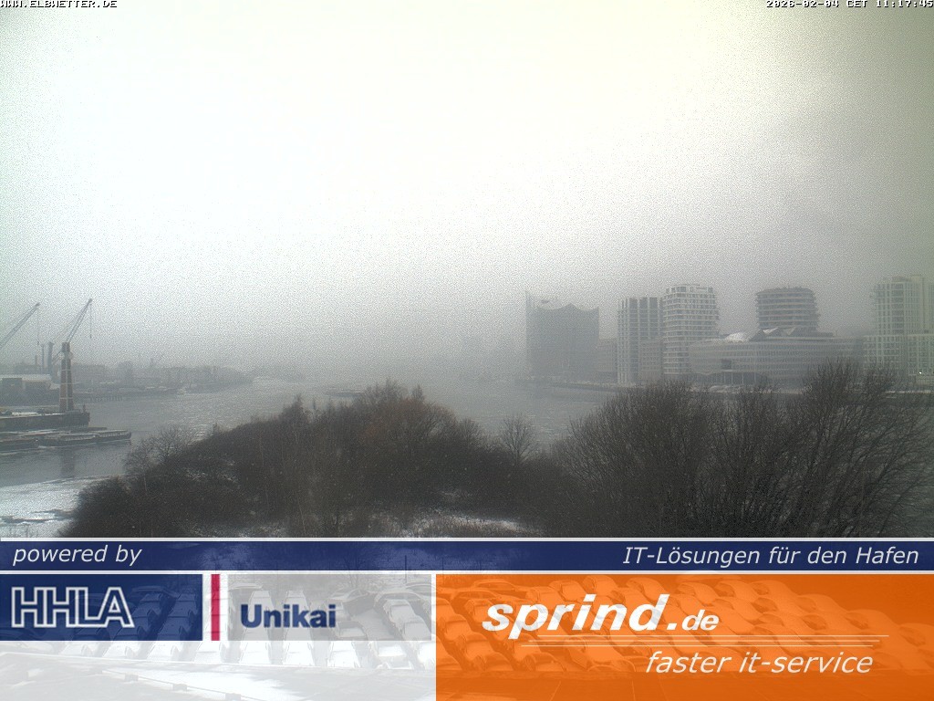 Archiv Foto Webcam Hamburg: Cruise Center Hafencity