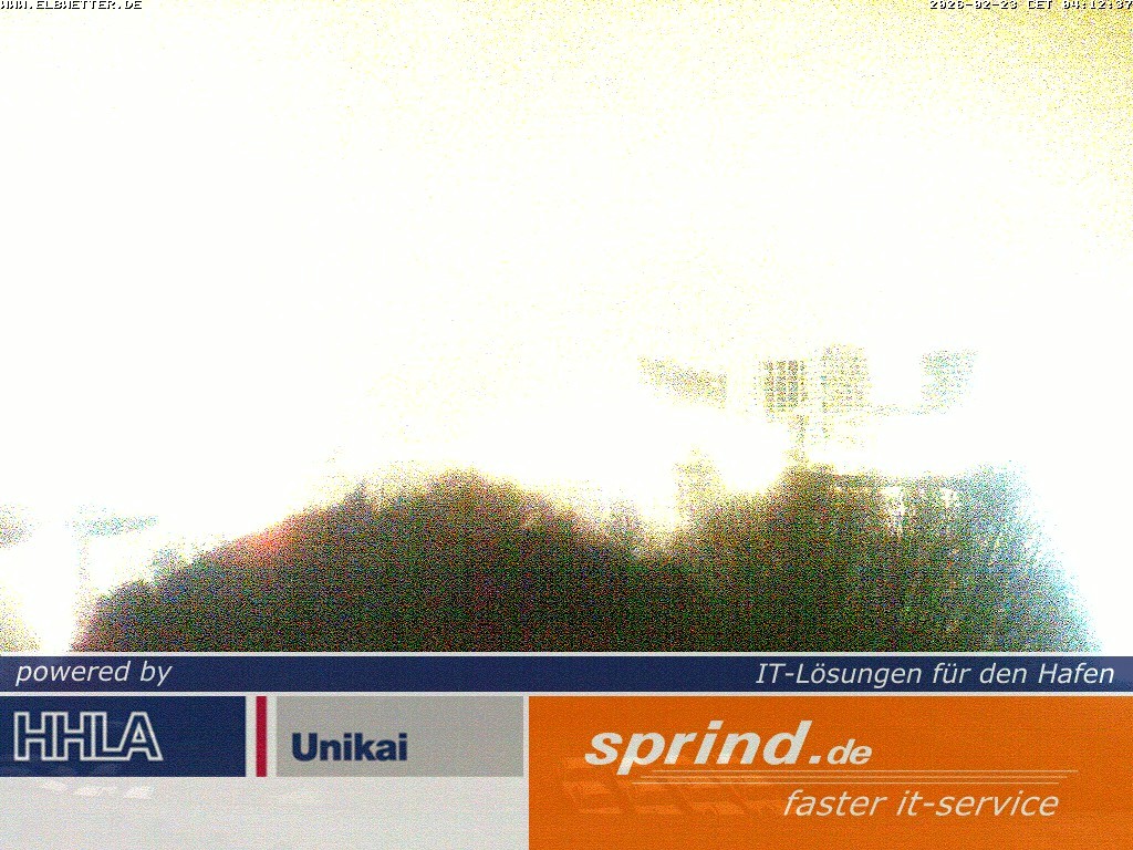 Archived image Webcam Hamburg Cruise Center