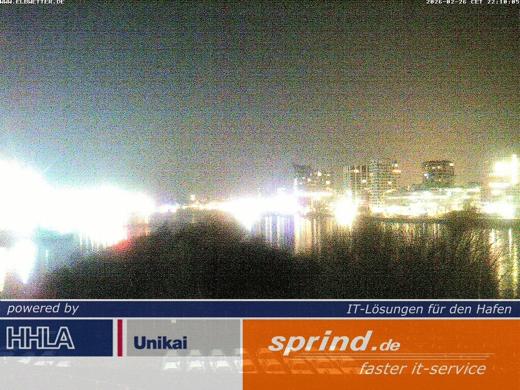 Archived image Webcam Hamburg Cruise Center