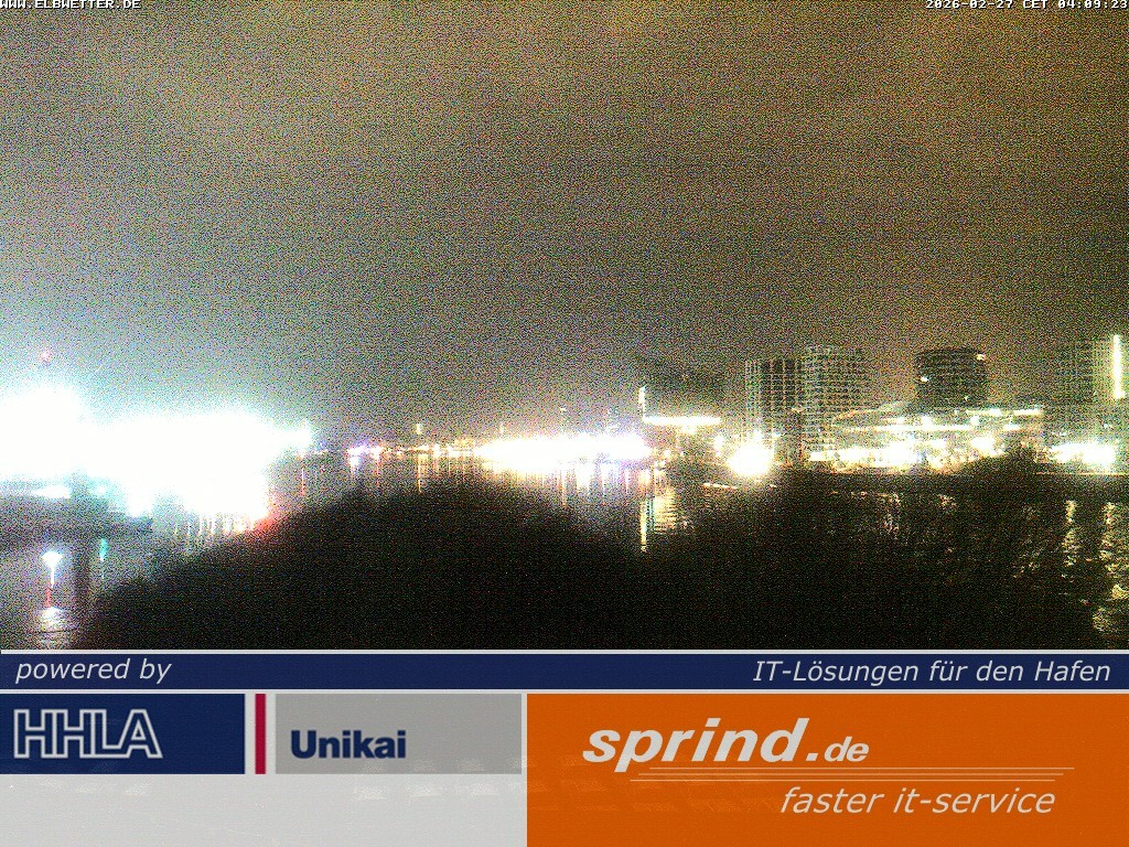 Archived image Webcam Hamburg Cruise Center