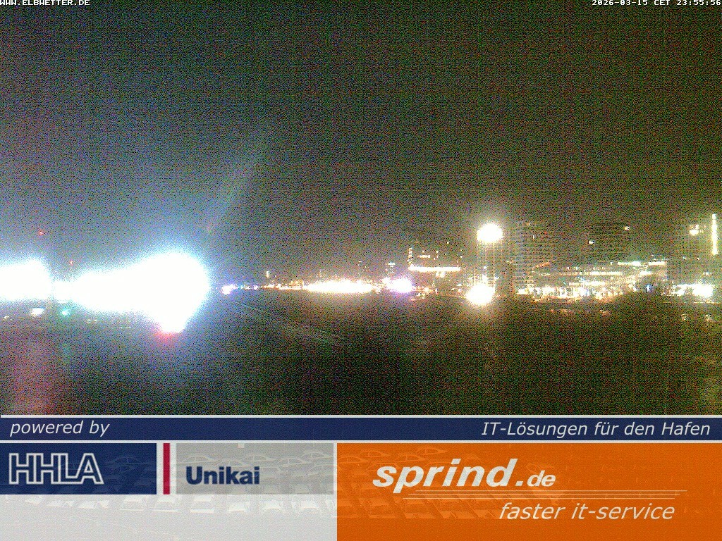 Archived image Webcam Hamburg Cruise Center