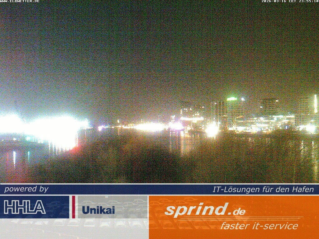 Archived image Webcam Hamburg Cruise Center