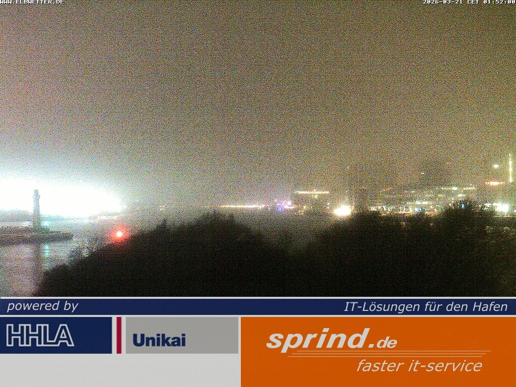 Archived image Webcam Hamburg Cruise Center