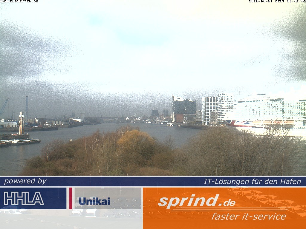 Archiv Foto Webcam Hamburg: Cruise Center Hafencity