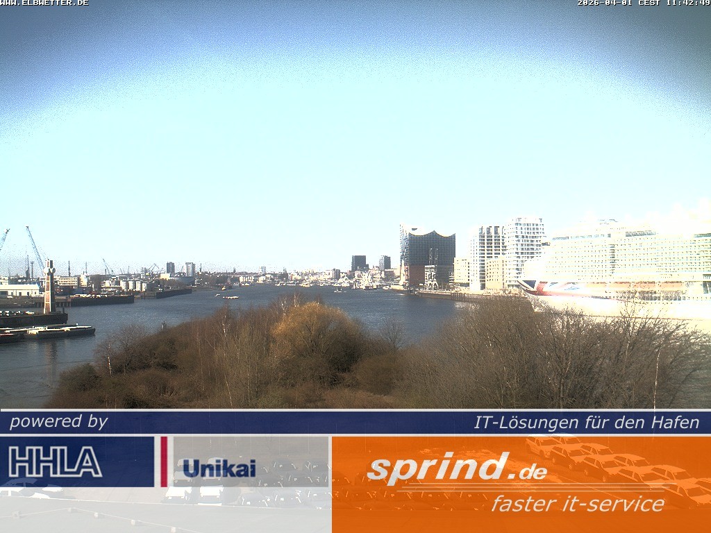 Archiv Foto Webcam Hamburg: Cruise Center Hafencity