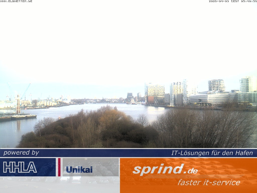 Archiv Foto Webcam Hamburg: Cruise Center Hafencity