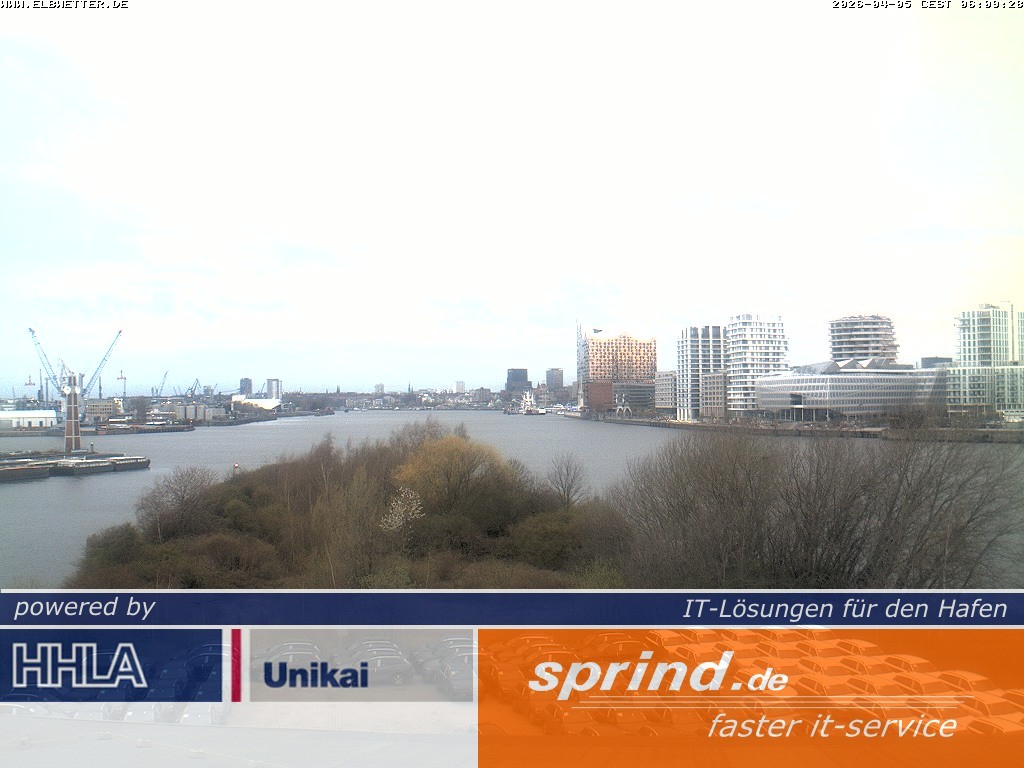 Archiv Foto Webcam Hamburg: Cruise Center Hafencity