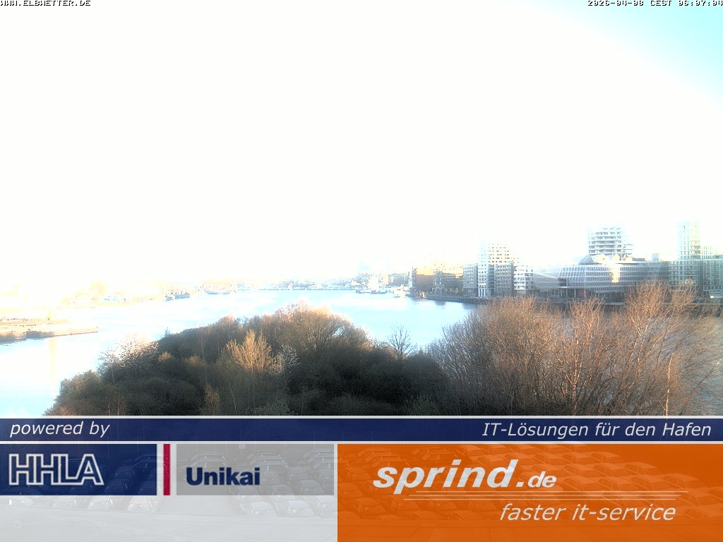 Archiv Foto Webcam Hamburg: Cruise Center Hafencity