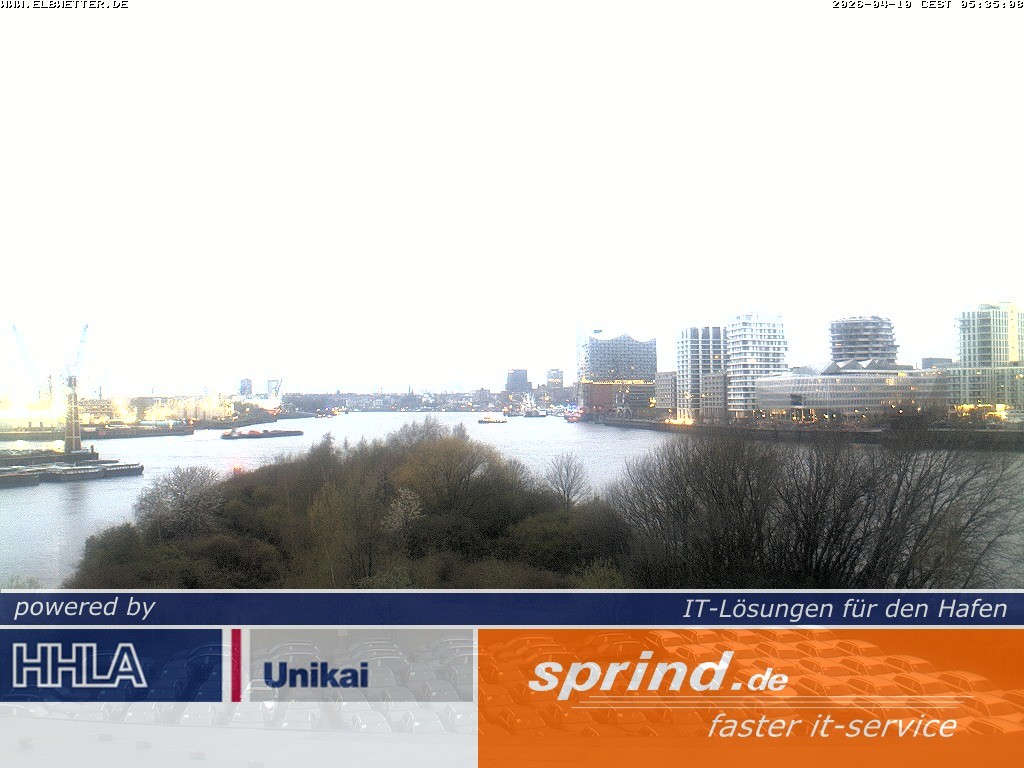 Archiv Foto Webcam Hamburg: Cruise Center Hafencity