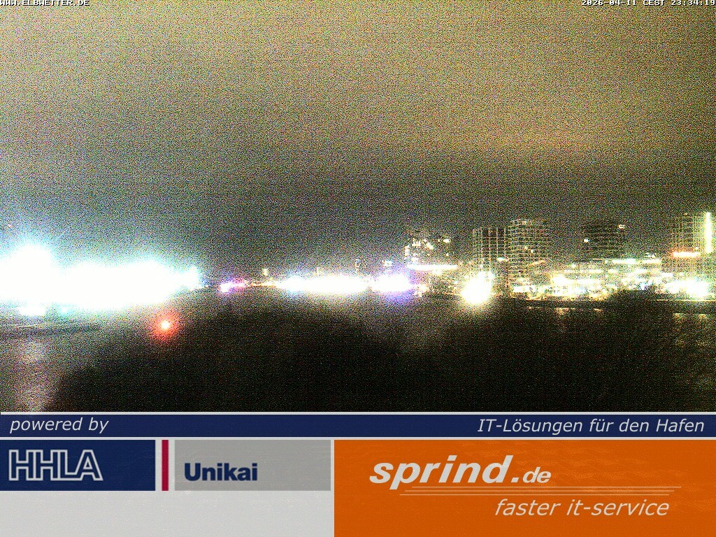 Archived image Webcam Hamburg Cruise Center