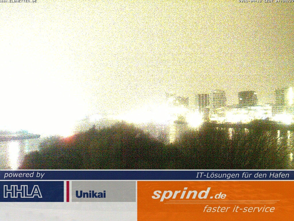 Archived image Webcam Hamburg Cruise Center