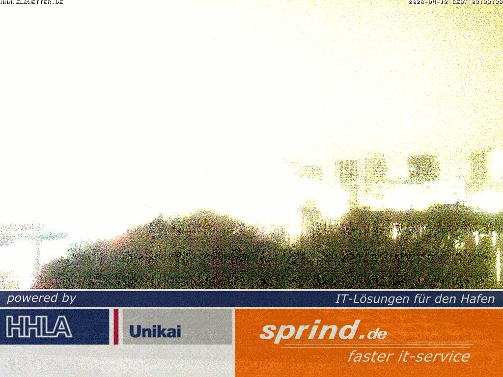 Archived image Webcam Hamburg Cruise Center