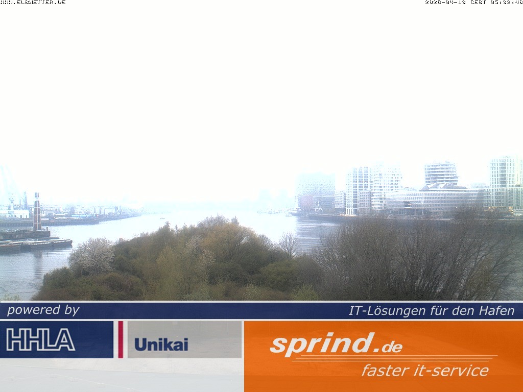 Archiv Foto Webcam Hamburg: Cruise Center Hafencity