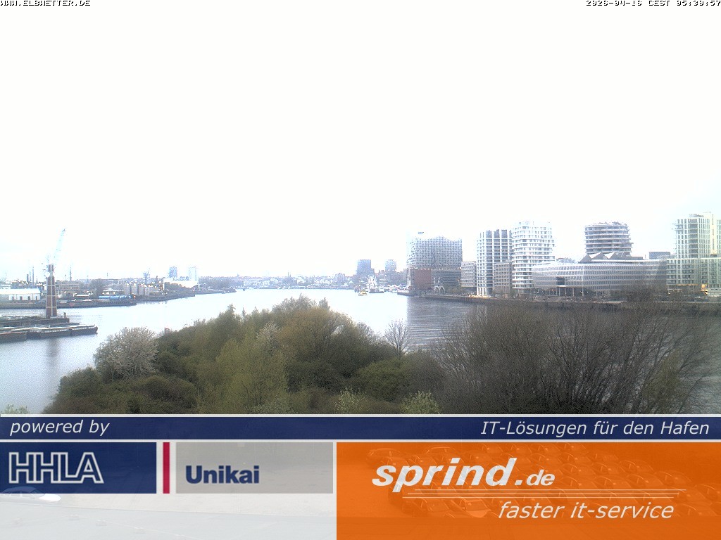 Archiv Foto Webcam Hamburg: Cruise Center Hafencity