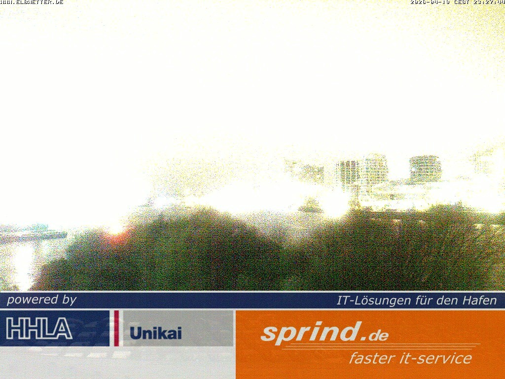 Archived image Webcam Hamburg Cruise Center