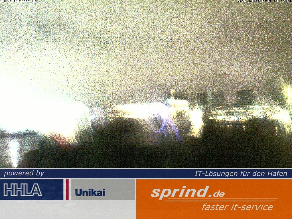 Archived image Webcam Hamburg Cruise Center