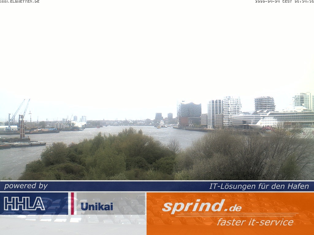 Archiv Foto Webcam Hamburg: Cruise Center Hafencity