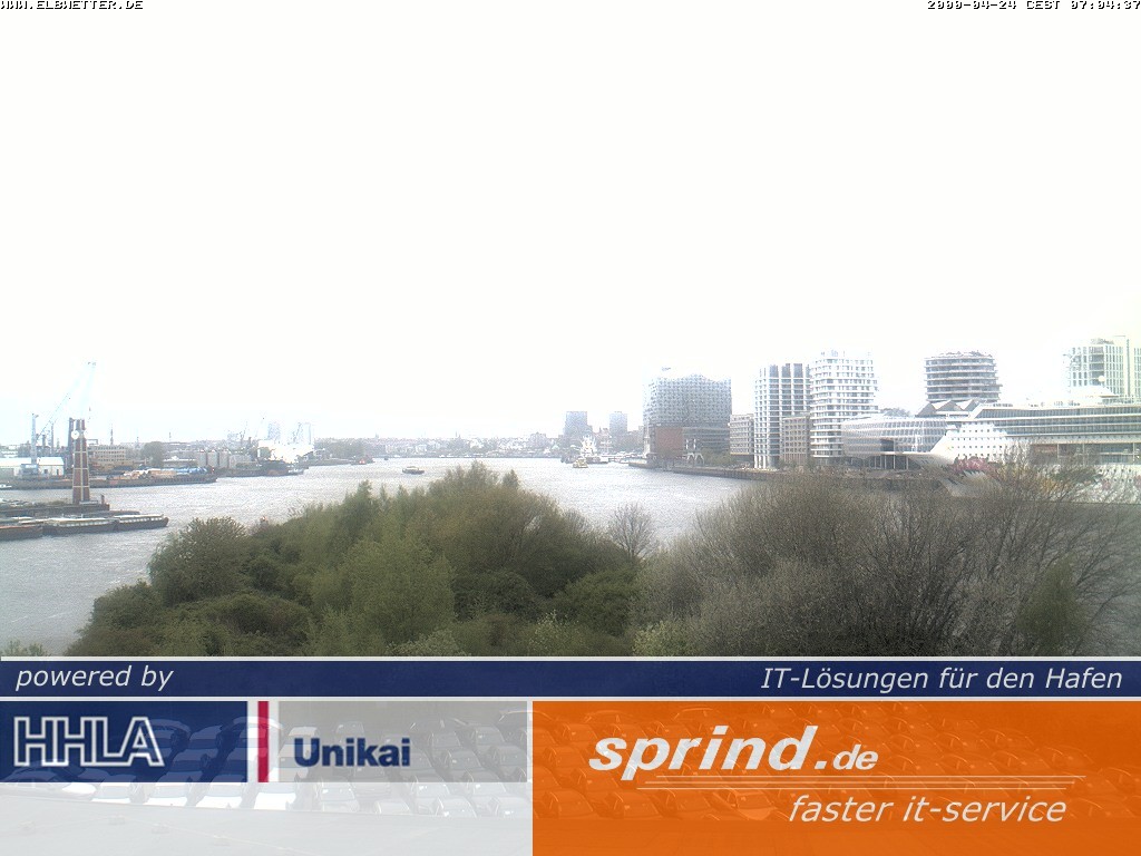 Archiv Foto Webcam Hamburg: Cruise Center Hafencity