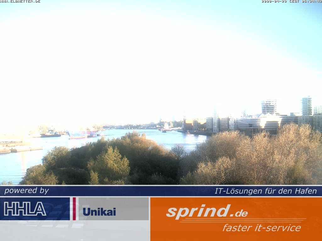 Archiv Foto Webcam Hamburg: Cruise Center Hafencity